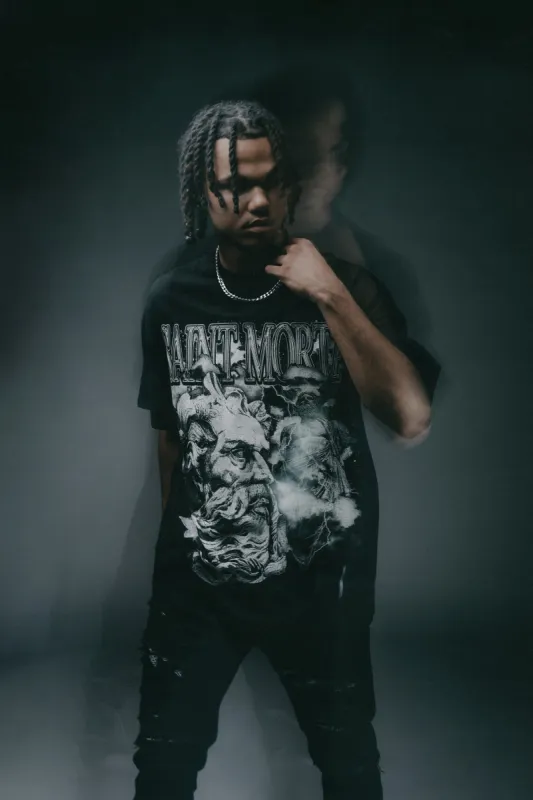 Saint Morta Zeus Boxy T-Shirt Black sold by Culture Kings