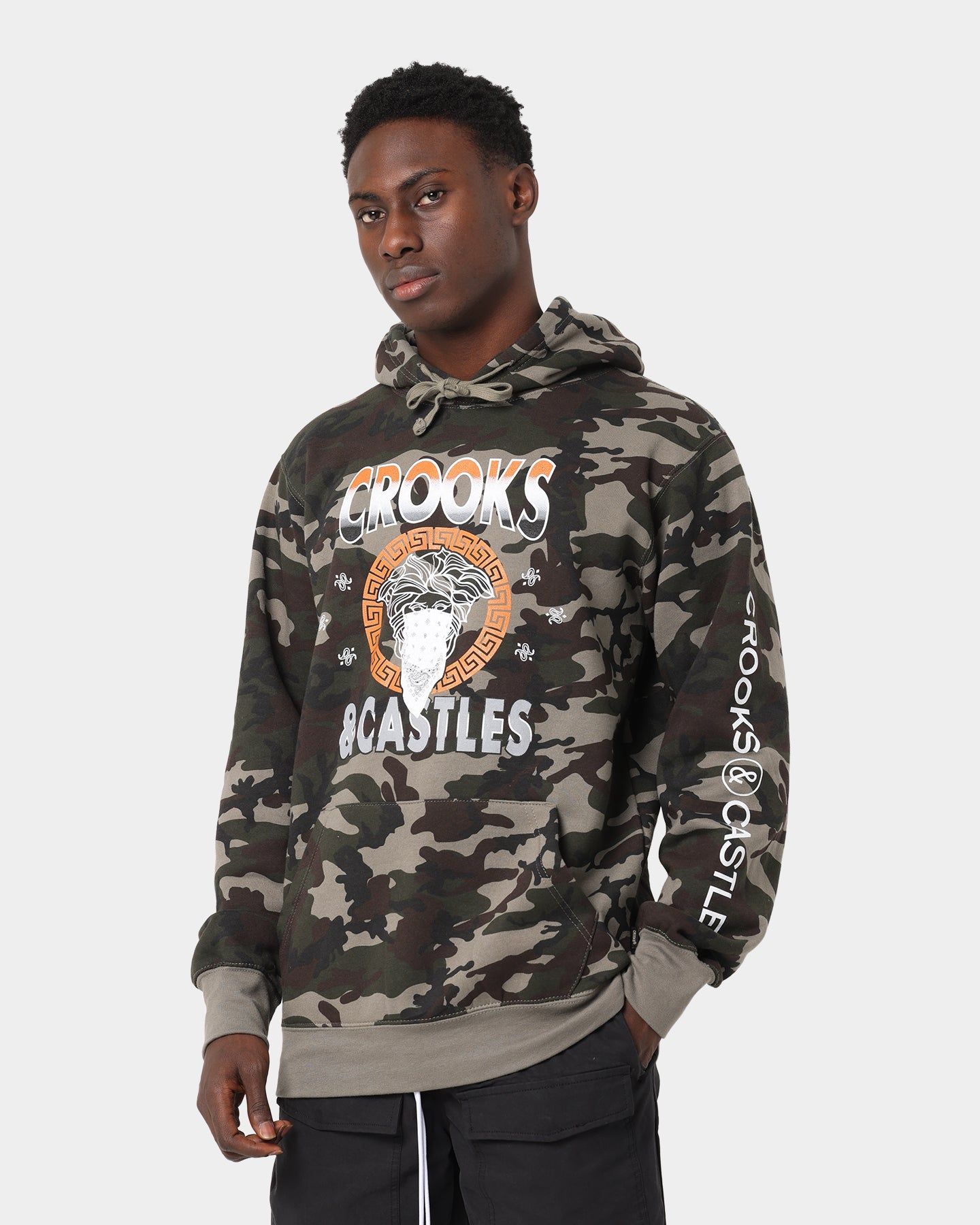 Crooks & Castles Legend Hoodie Camo sold by Culture Kings