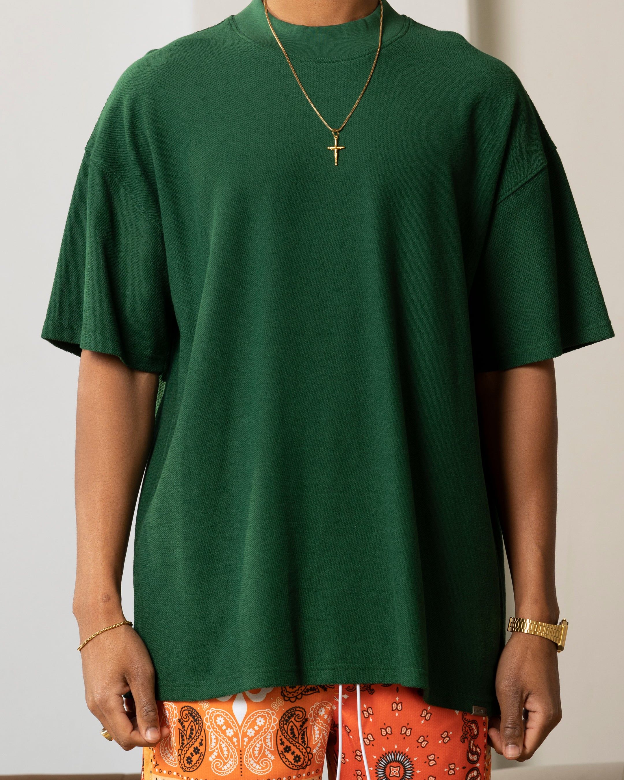 Carre Terry Oversized T-Shirt Forest Green sold by Culture Kings product image thumbnail 3