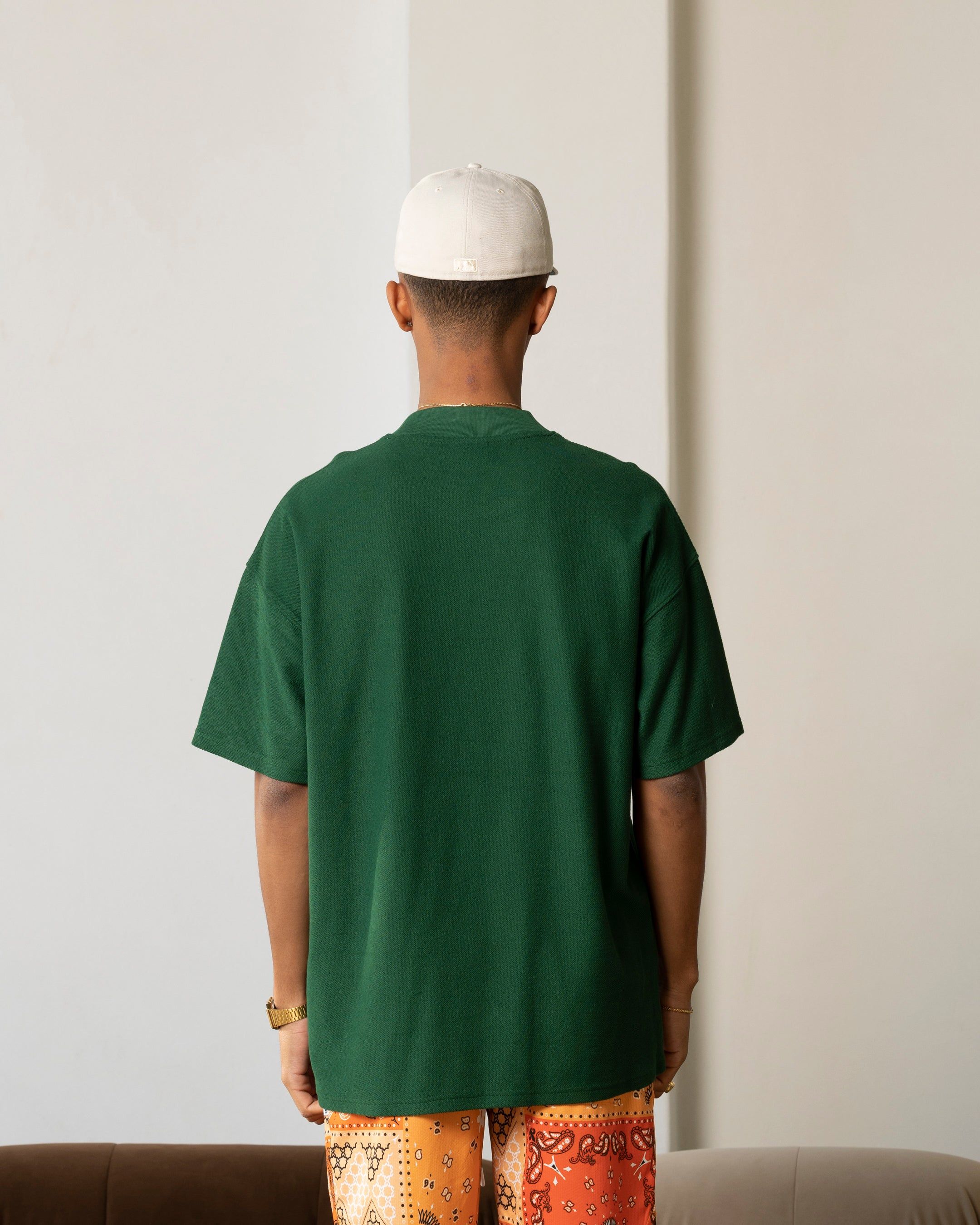 Carre Terry Oversized T-Shirt Forest Green sold by Culture Kings product image thumbnail 4