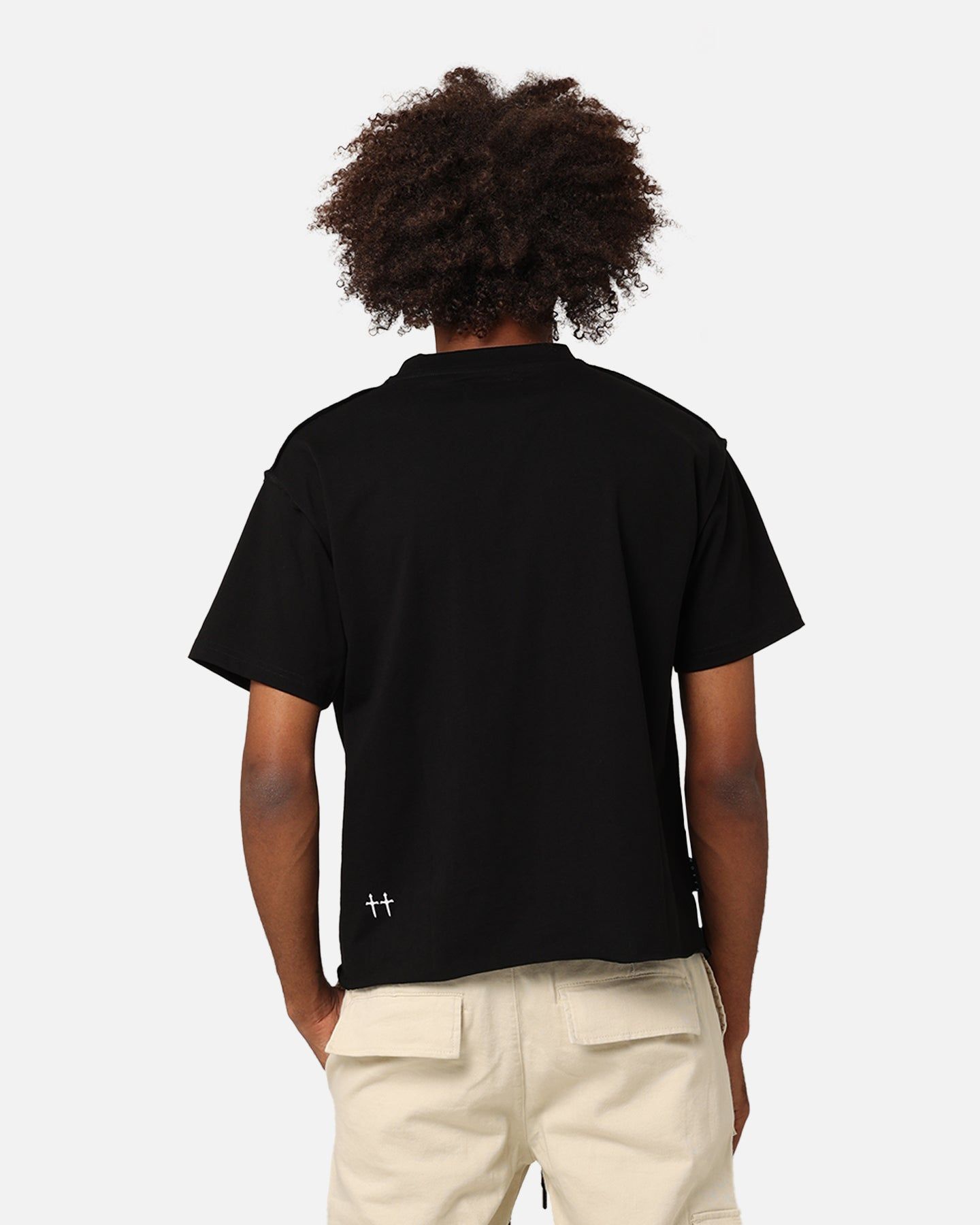 Saint Morta Lafayette Cropped T-Shirt Black sold by Culture Kings product image thumbnail 4