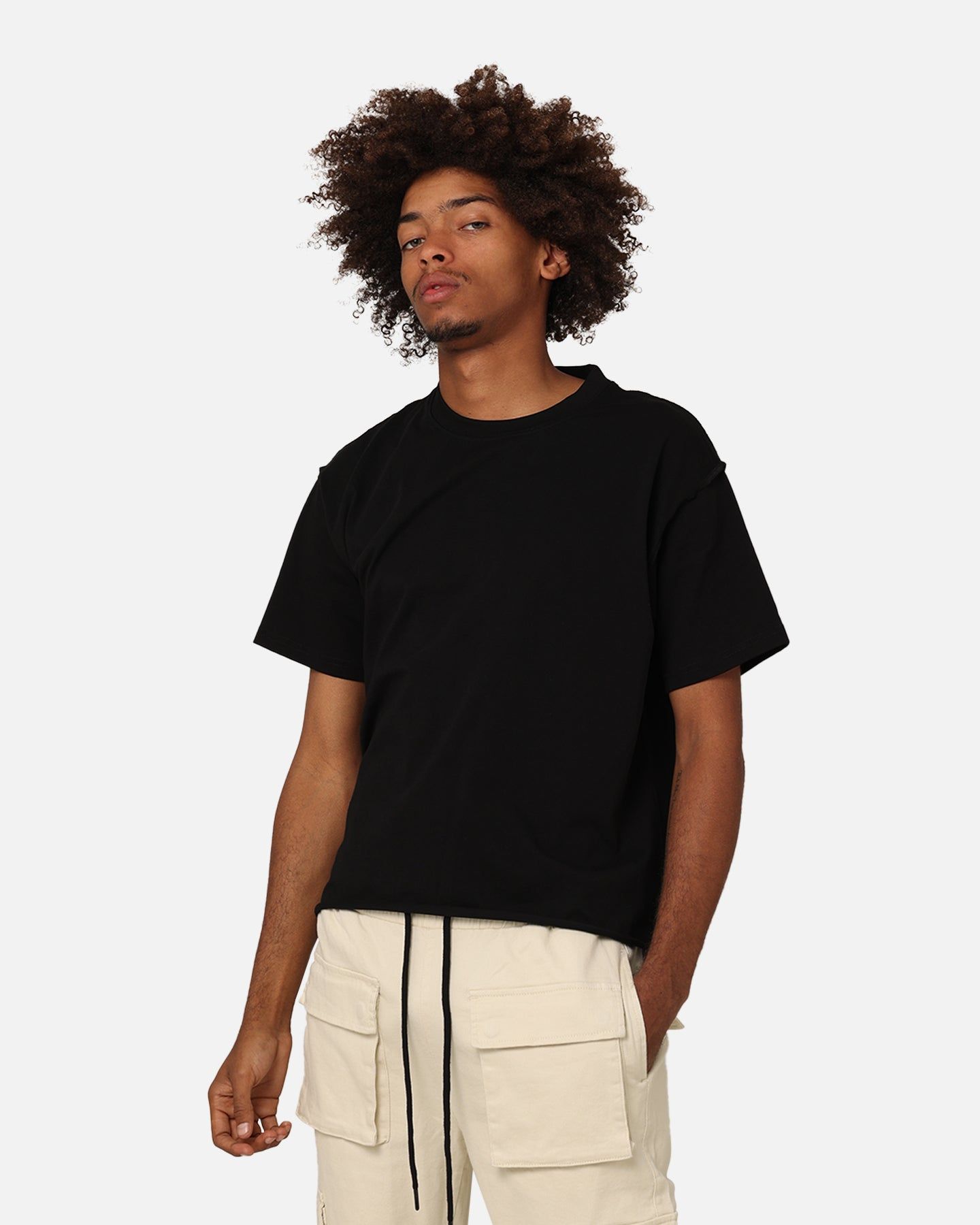 Saint Morta Lafayette Cropped T-Shirt Black sold by Culture Kings