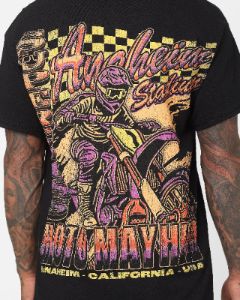 Goat Crew Moto Mayhem T-Shirt Black sold by Culture Kings