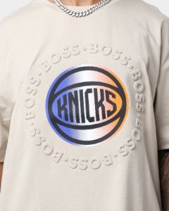 Hugo Boss Hugo Boss X NBA Basic New York Knicks Short Sleeve T-Shirt Light Beige sold by Culture Kings