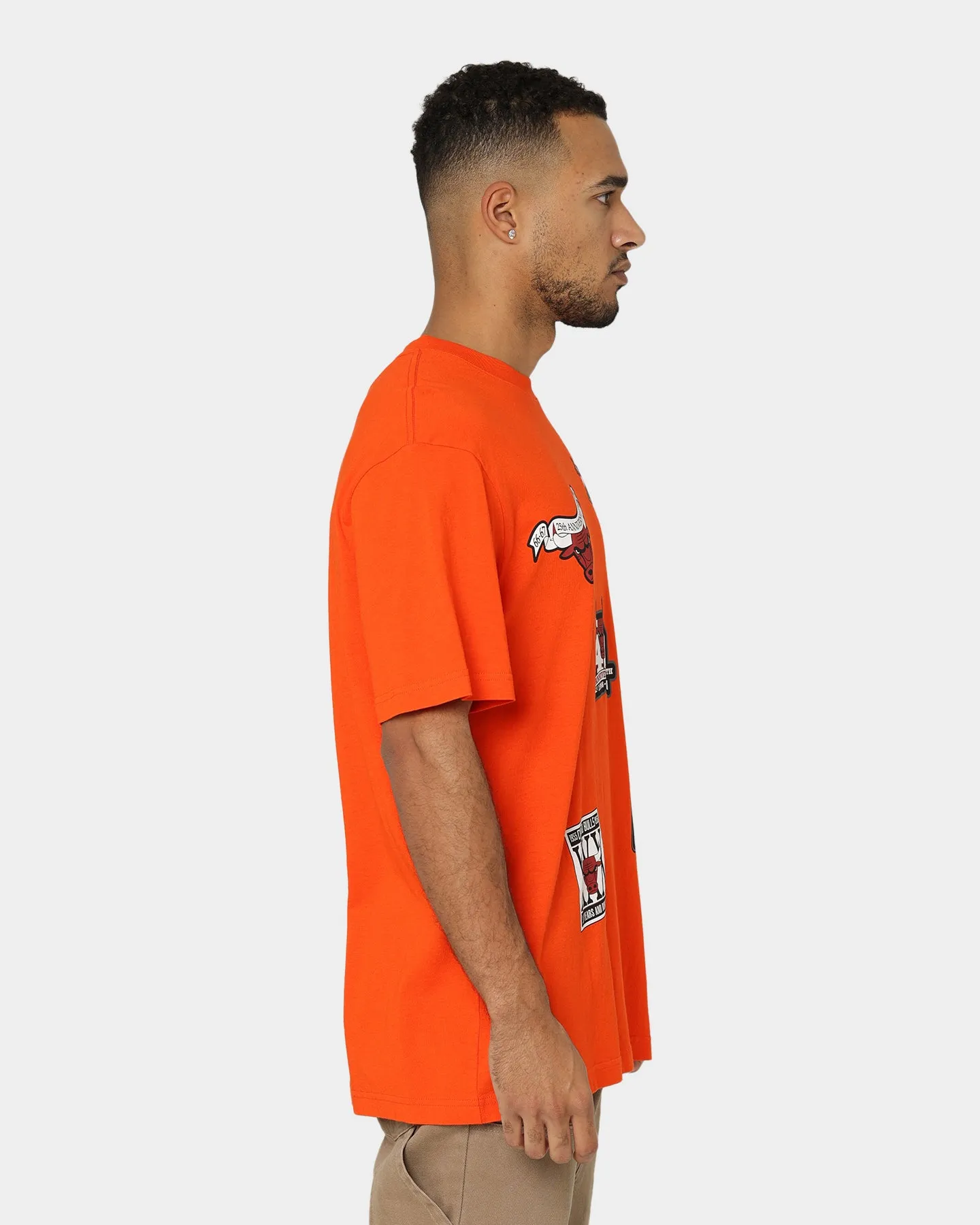 Mitchell & Ness Chicago Bulls Flight T-Shirt Faded Orange sold by Culture Kings product image thumbnail 5