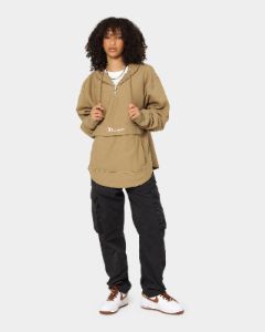 Champion Reverse Weave Boxy Anorak Hoodie Whole Wheat Khaki sold by Culture Kings