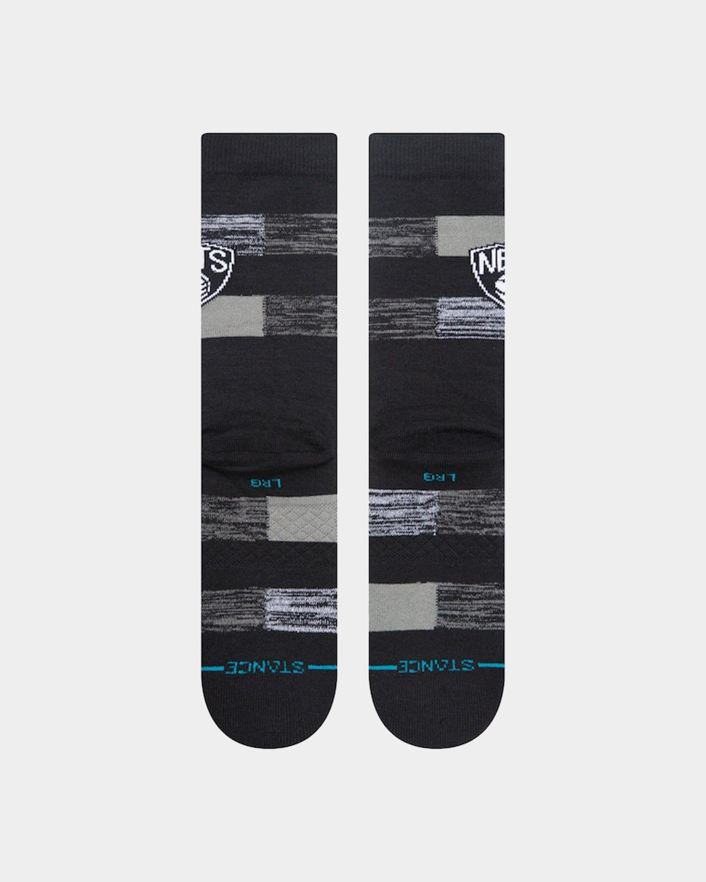 Stance X NBA Brooklyn Nets Cryptic Crewcut Socks Black sold by Culture Kings product image thumbnail 3