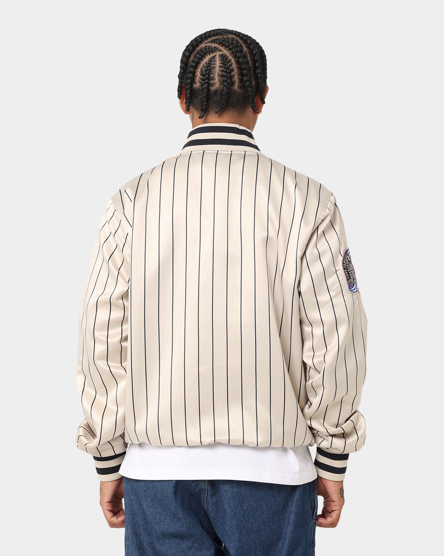 New Era New York Yankees Varsity Jacket Light Beige sold by Culture Kings product image thumbnail 4