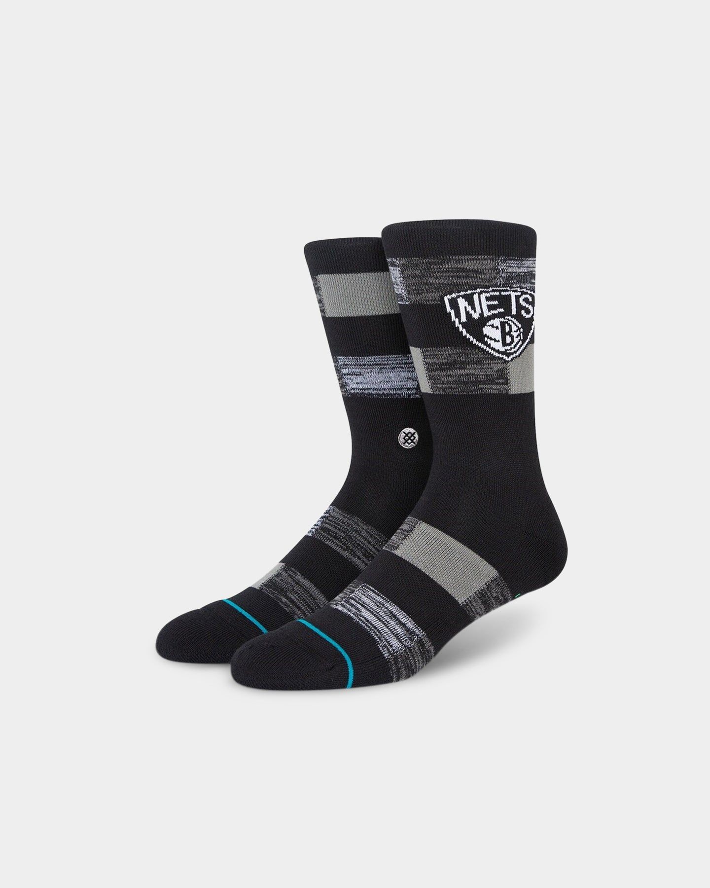 Stance X NBA Brooklyn Nets Cryptic Crewcut Socks Black sold by Culture Kings product image thumbnail 2