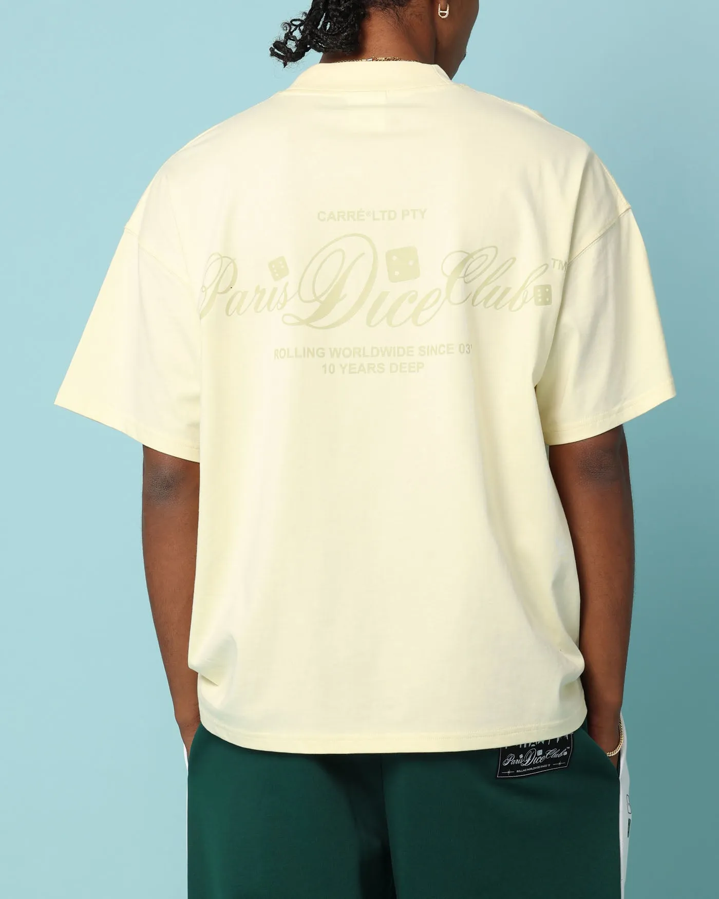 Carré Players Oversized T-Shirt Yellow sold by Culture Kings product image thumbnail 3
