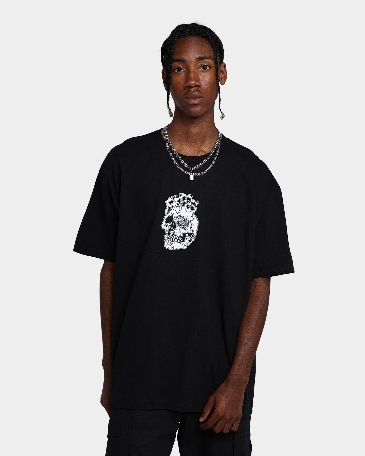 Rats Get Fat X Funeral French Rats Skull T-Shirt Black sold by Culture Kings product image thumbnail 2