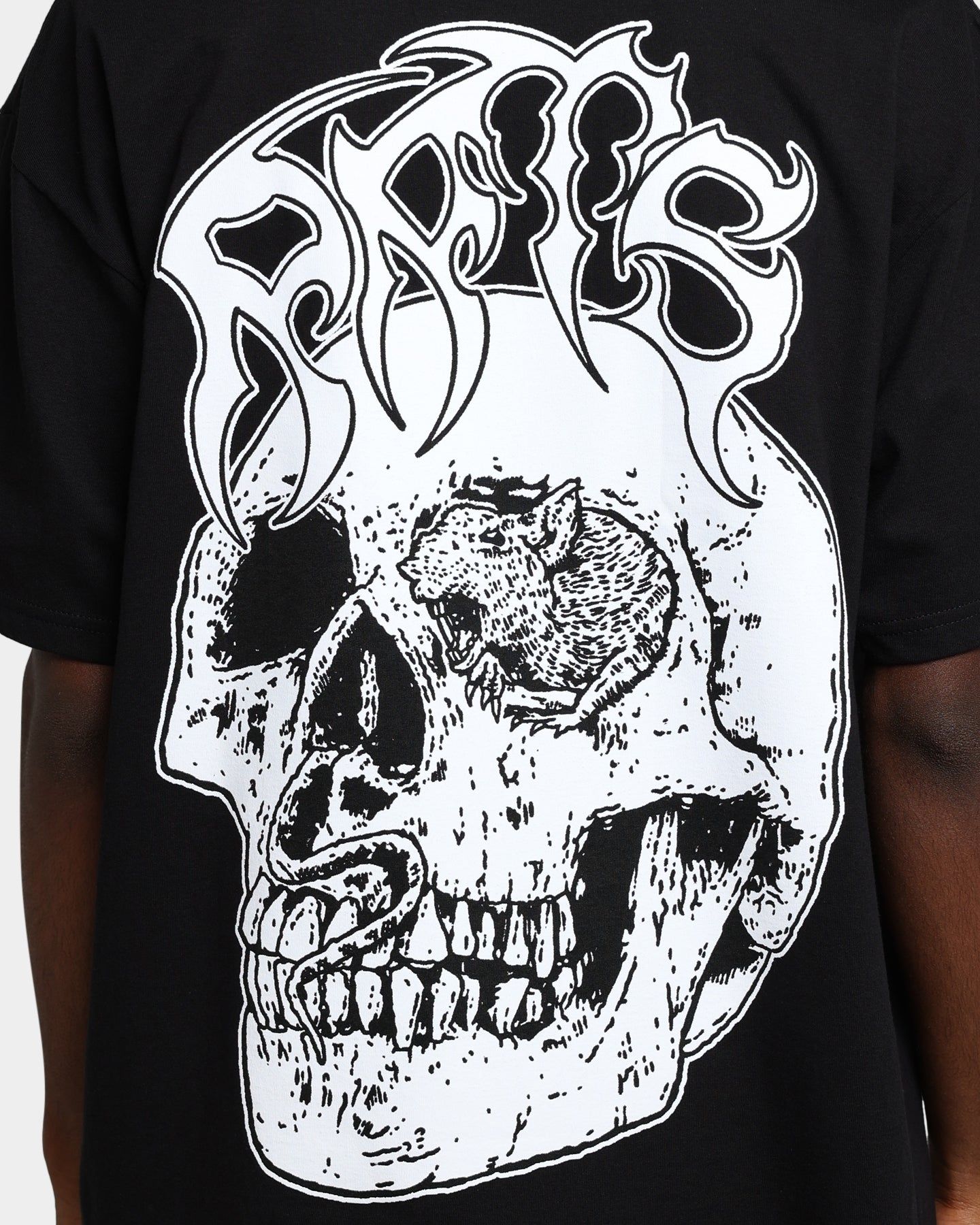 Rats Get Fat X Funeral French Rats Skull T-Shirt Black sold by Culture Kings product image thumbnail 5