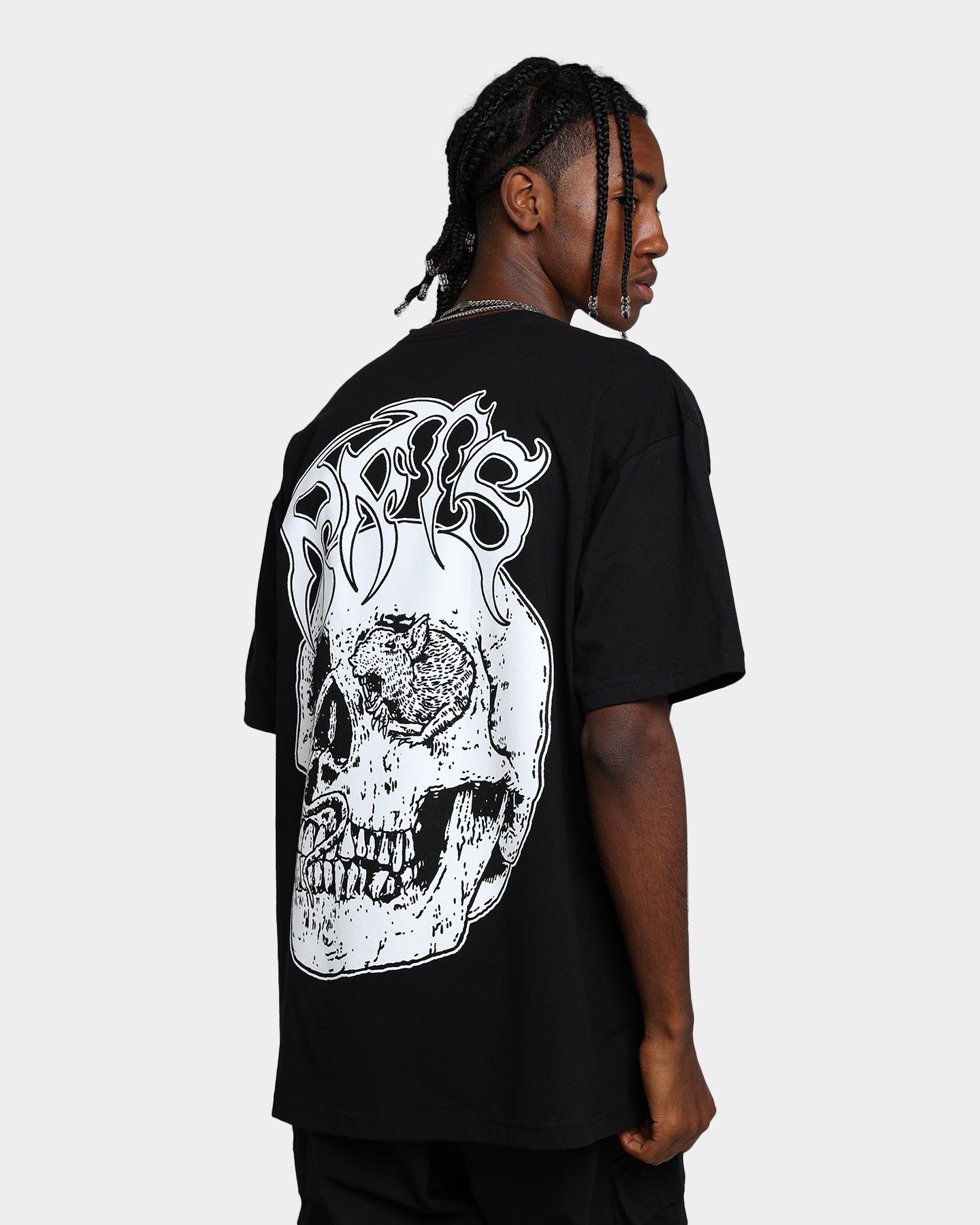Rats Get Fat X Funeral French Rats Skull T-Shirt Black sold by Culture Kings