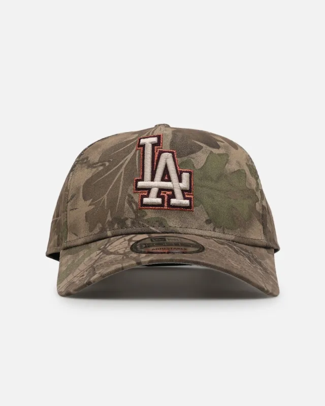 New Era Los Angeles Dodgers 'Leaf Camo' 9FORTY A-Frame Snapback Leaf sold by Culture Kings