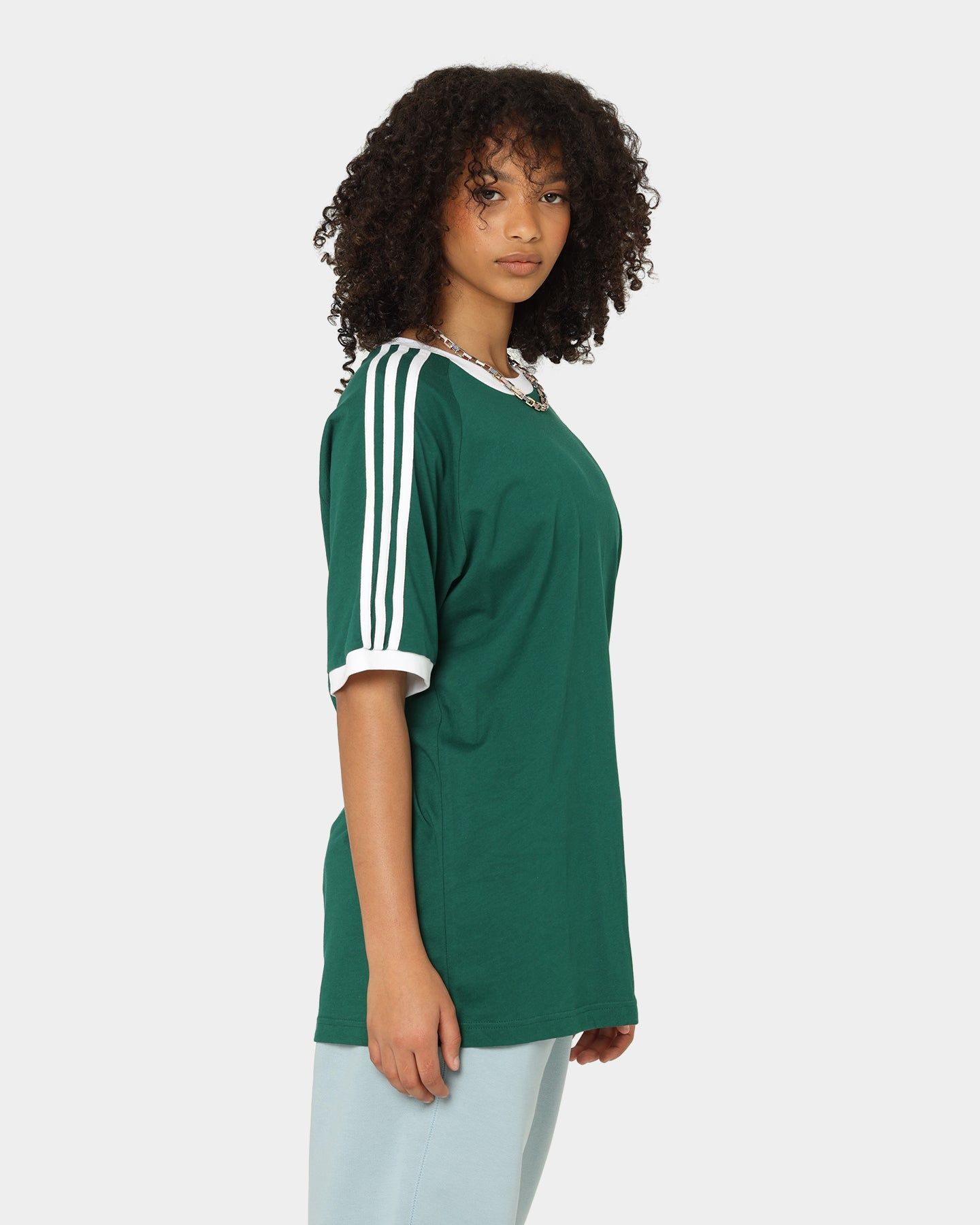 Adidas Adicolor Classic 3-Stripes T-Shirt Collegiate Green sold by Culture Kings product image thumbnail 5