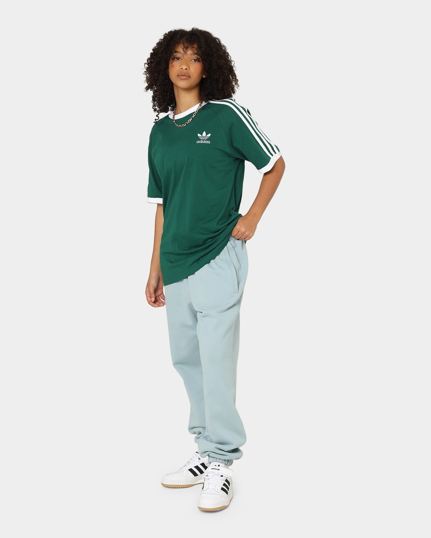 Adidas Adicolor Classic 3-Stripes T-Shirt Collegiate Green sold by Culture Kings product image thumbnail 2