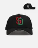 New Era San Diego Padres 'Sugar Skull Side Patch' 9FORTY A-Frame Snapback Black/Red/Green sold by Culture Kings