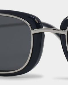 Nuqe Maverick Sunglasses Navy/Silver sold by Culture Kings
