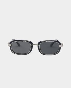 Nuqe Maverick Sunglasses Navy/Silver sold by Culture Kings