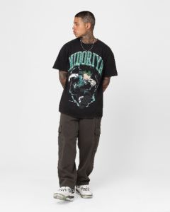 Goat Crew X My Hero Academia Midoriya Vintage T-Shirt Black Wash sold by Culture Kings