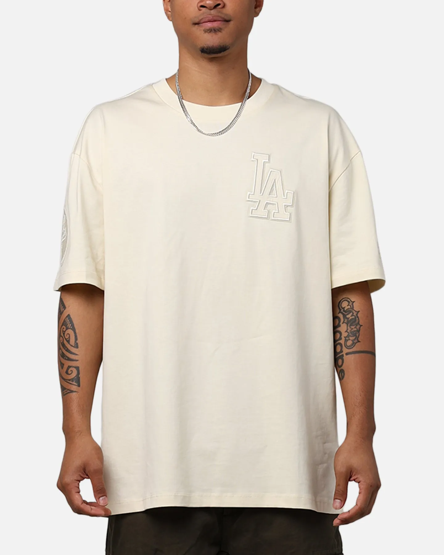 Pro Standard Los Angeles Dodgers Drop Shoulder T-Shirt Eggshell sold by Culture Kings product image thumbnail 2