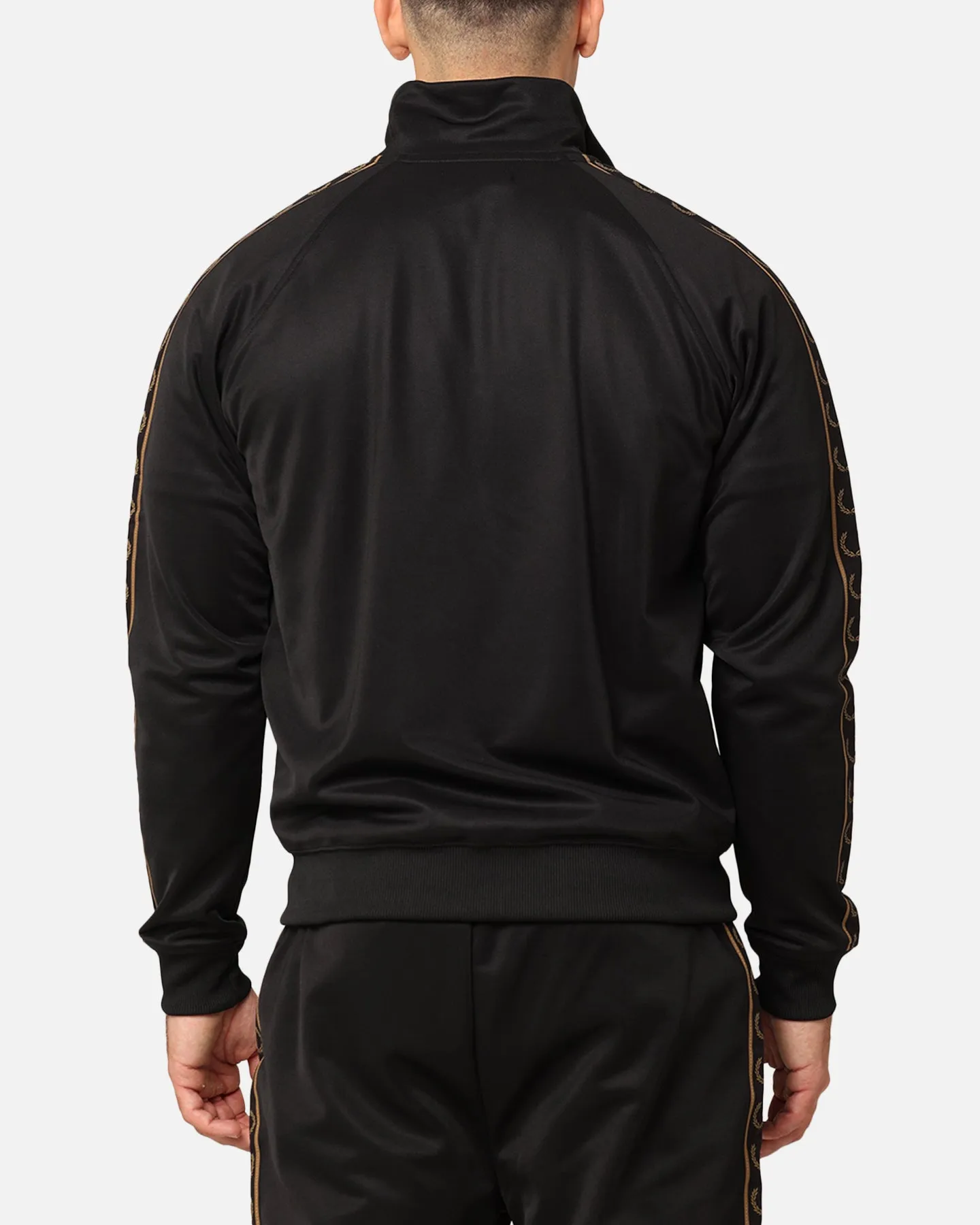 Fred Perry Contrast Tape Track Jacket Black/Stone sold by Culture Kings product image thumbnail 3
