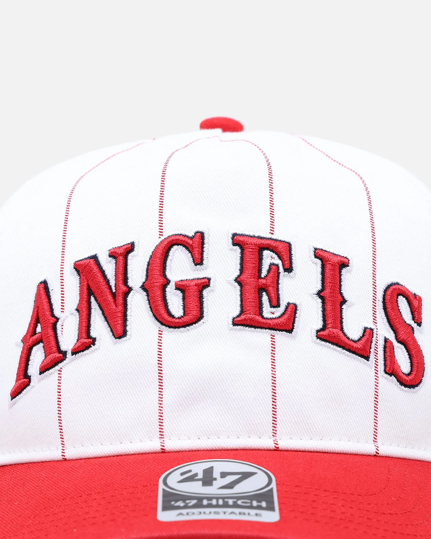 47 Brand Los Angeles Angels 'Double Header Pinstripe' '47 Hitch Snapback White sold by Culture Kings product image thumbnail 5