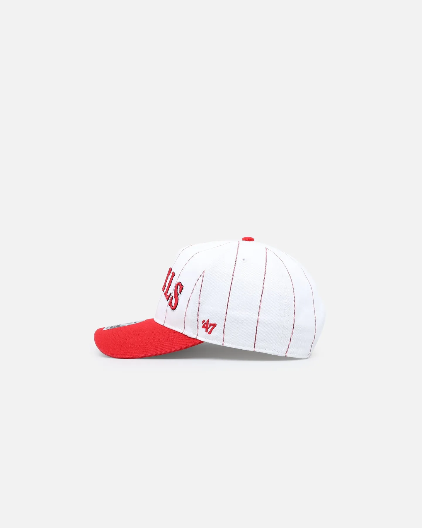 47 Brand Los Angeles Angels 'Double Header Pinstripe' '47 Hitch Snapback White sold by Culture Kings product image thumbnail 4