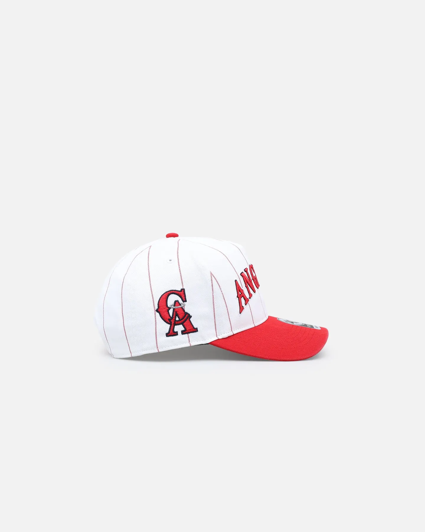 47 Brand Los Angeles Angels 'Double Header Pinstripe' '47 Hitch Snapback White sold by Culture Kings product image thumbnail 3