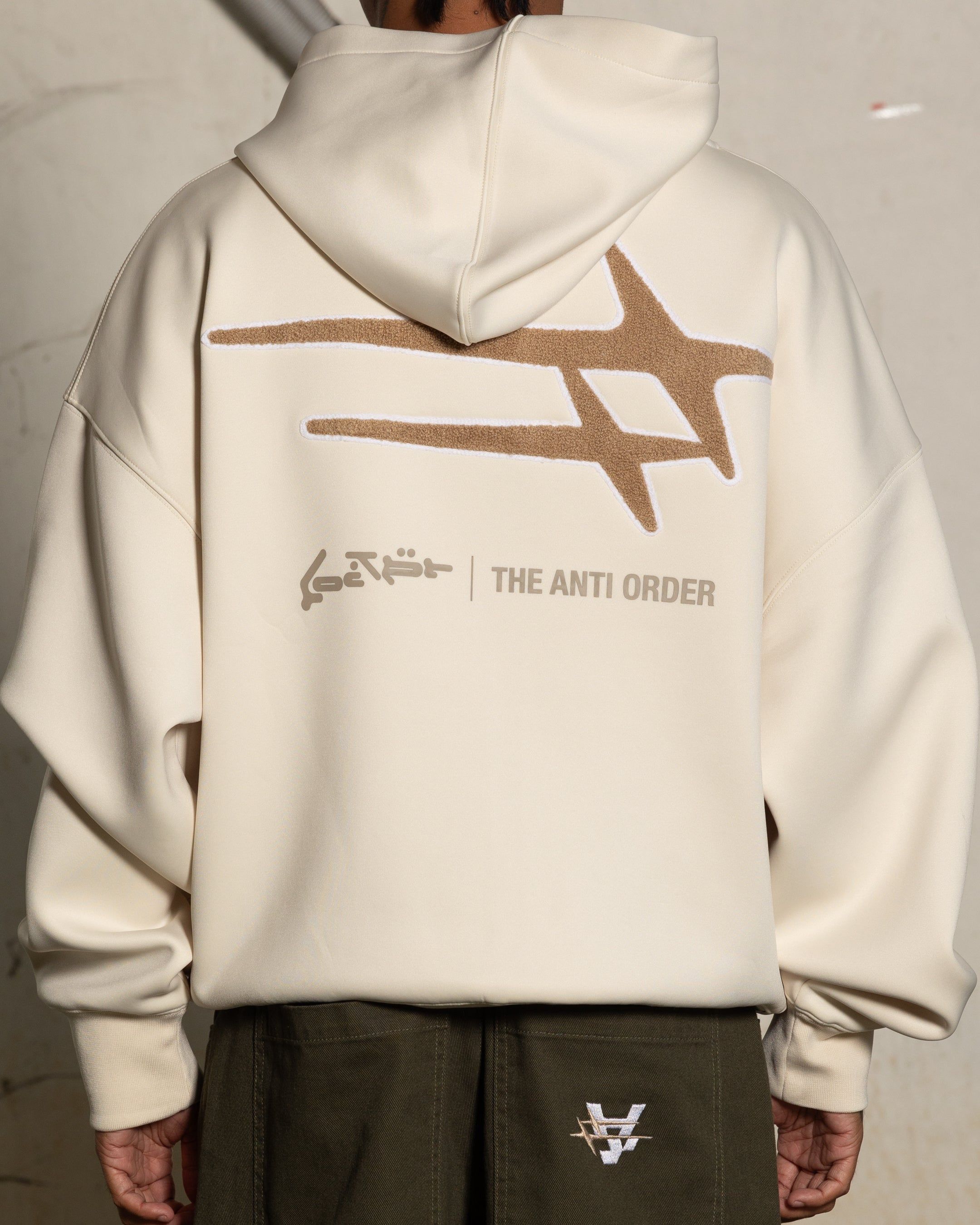 Loiter X The Anti Order Zip Hoodie Stone sold by Culture Kings product image thumbnail 5