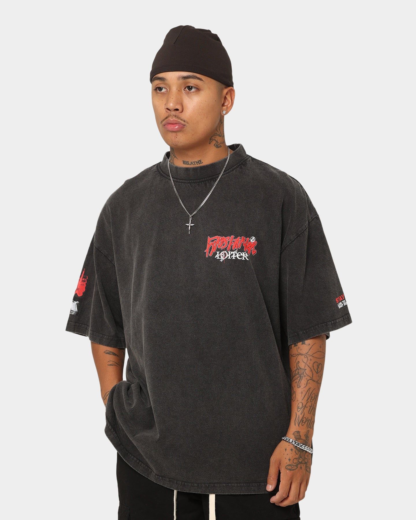 Loiter Firestarter Vintage T-Shirt Vintage Black sold by Culture Kings product image thumbnail 2