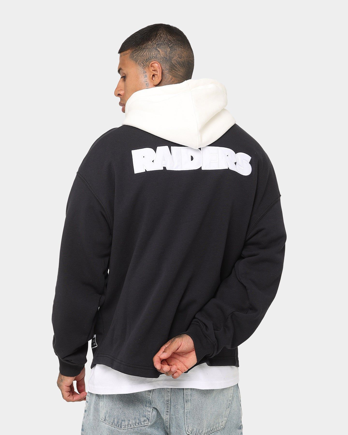 Majestic Athletic Las Vegas Raiders Fleece Replica Hooded Jacket Faded Black sold by Culture Kings product image thumbnail 2