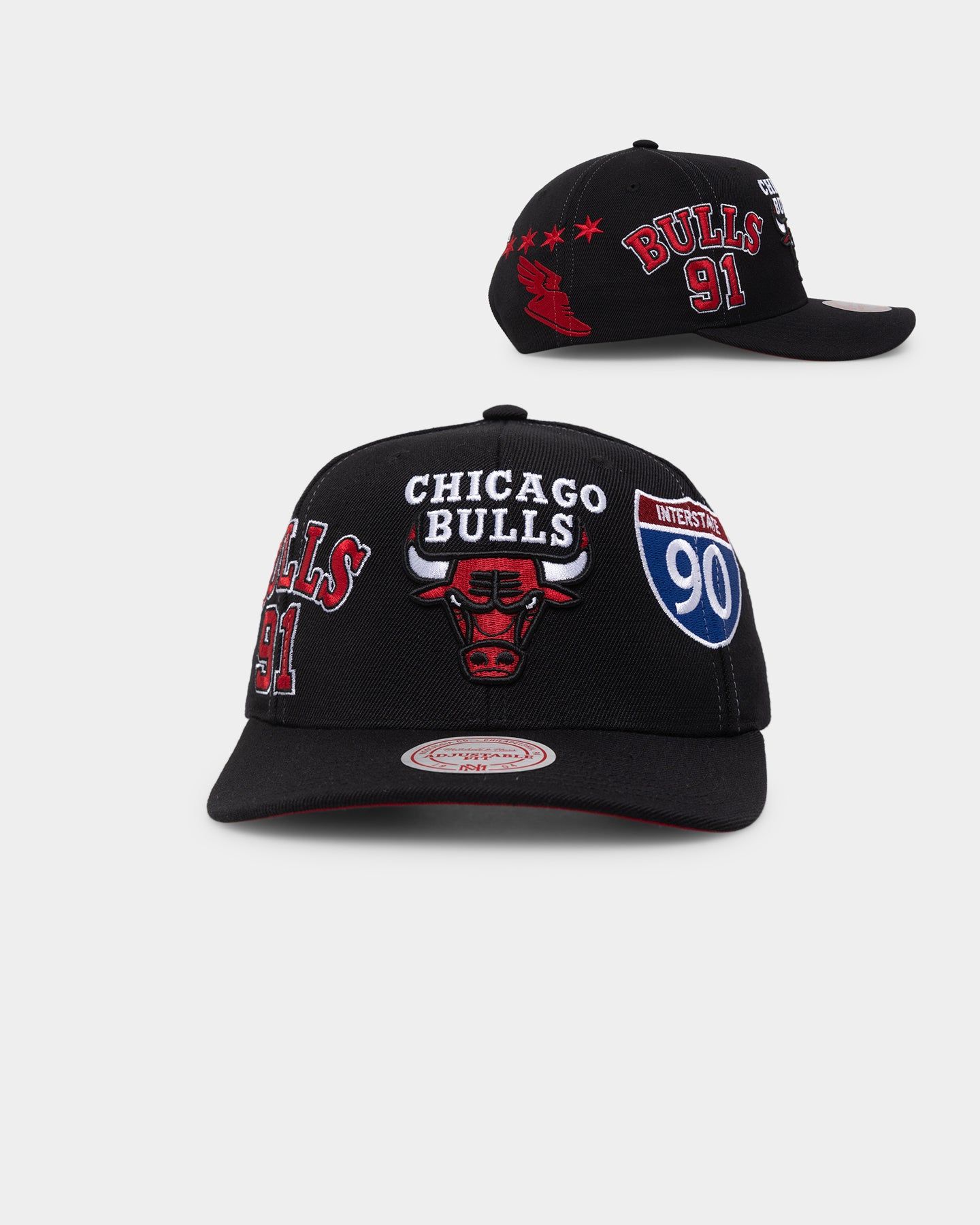 Mitchell & Ness Chicago Bulls 'Highway' Pro Crown Snapback Black sold by Culture Kings