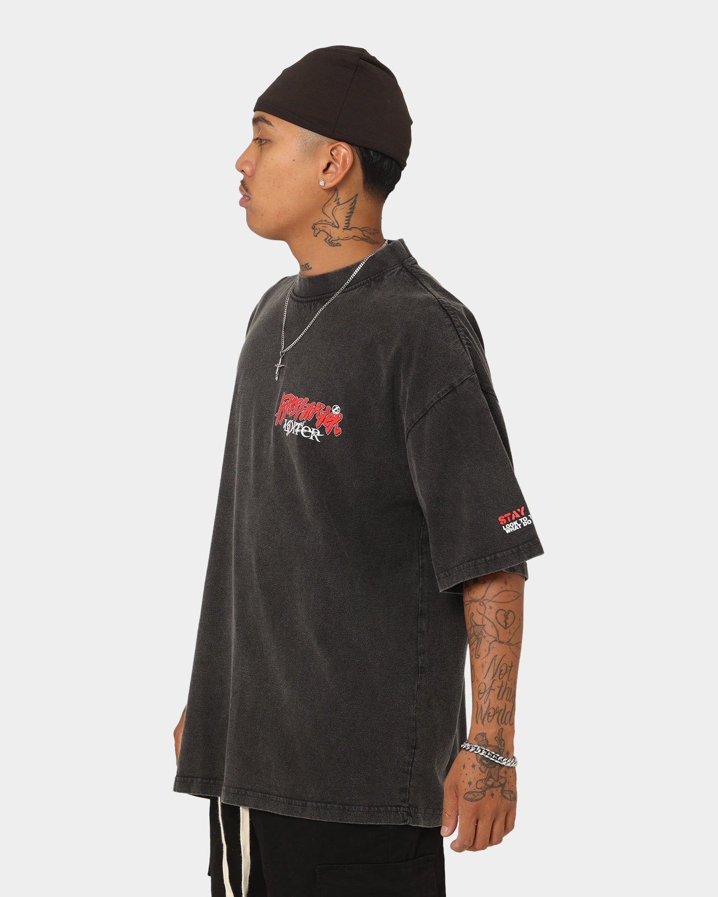 Loiter Firestarter Vintage T-Shirt Vintage Black sold by Culture Kings product image thumbnail 7