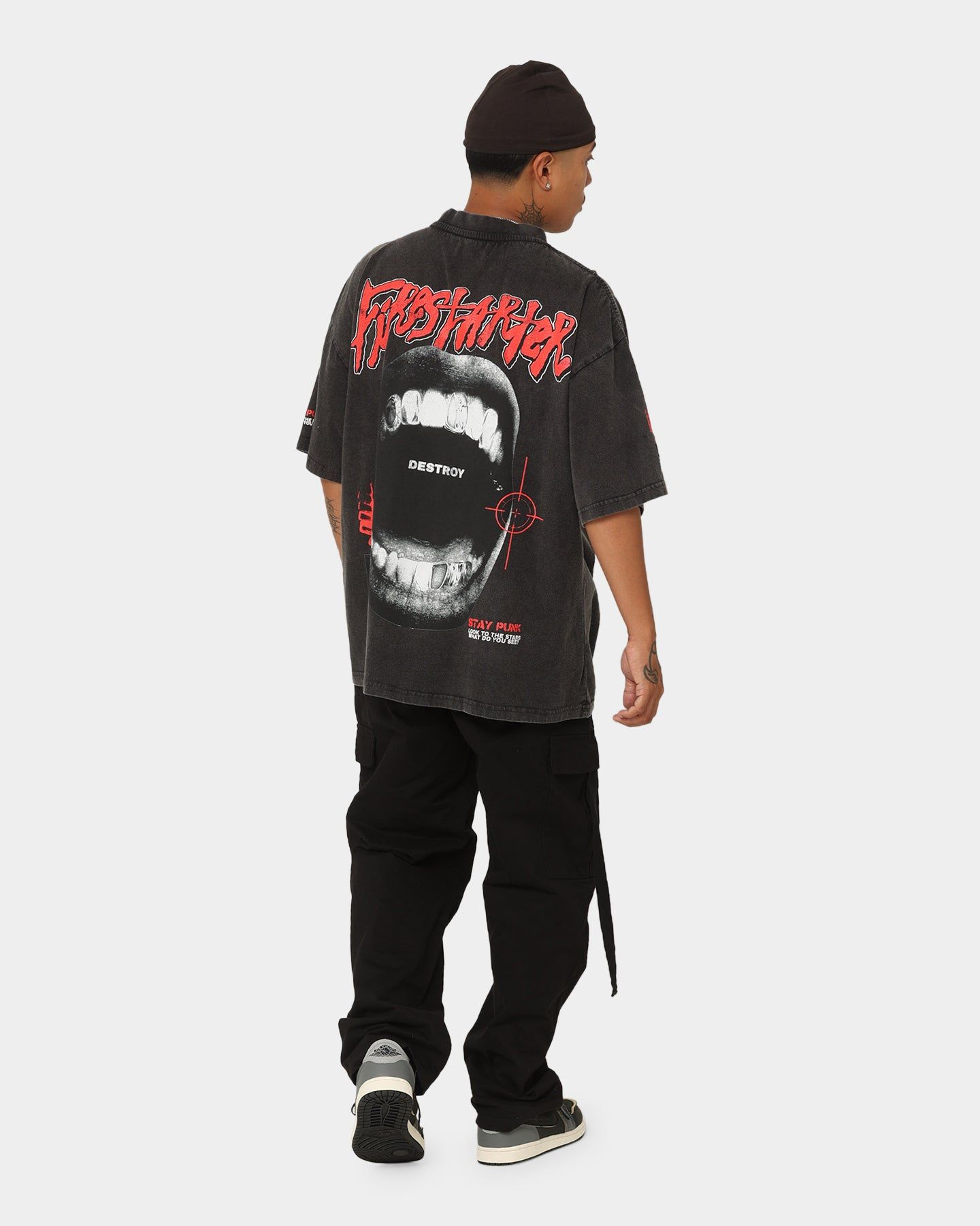 Loiter Firestarter Vintage T-Shirt Vintage Black sold by Culture Kings product image thumbnail 3