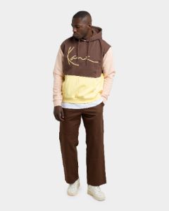 Karl Kani Men's Signature Block Hoodie Brown sold by Culture Kings