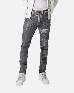 MNML All Over Rhinestone Studded Belt Black sold by Culture Kings