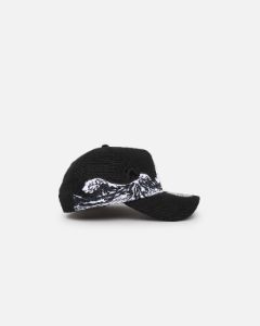 New Era Atlanta Braves "Wave" 9FORTY A-Frame Snapback Black/White sold by Culture Kings