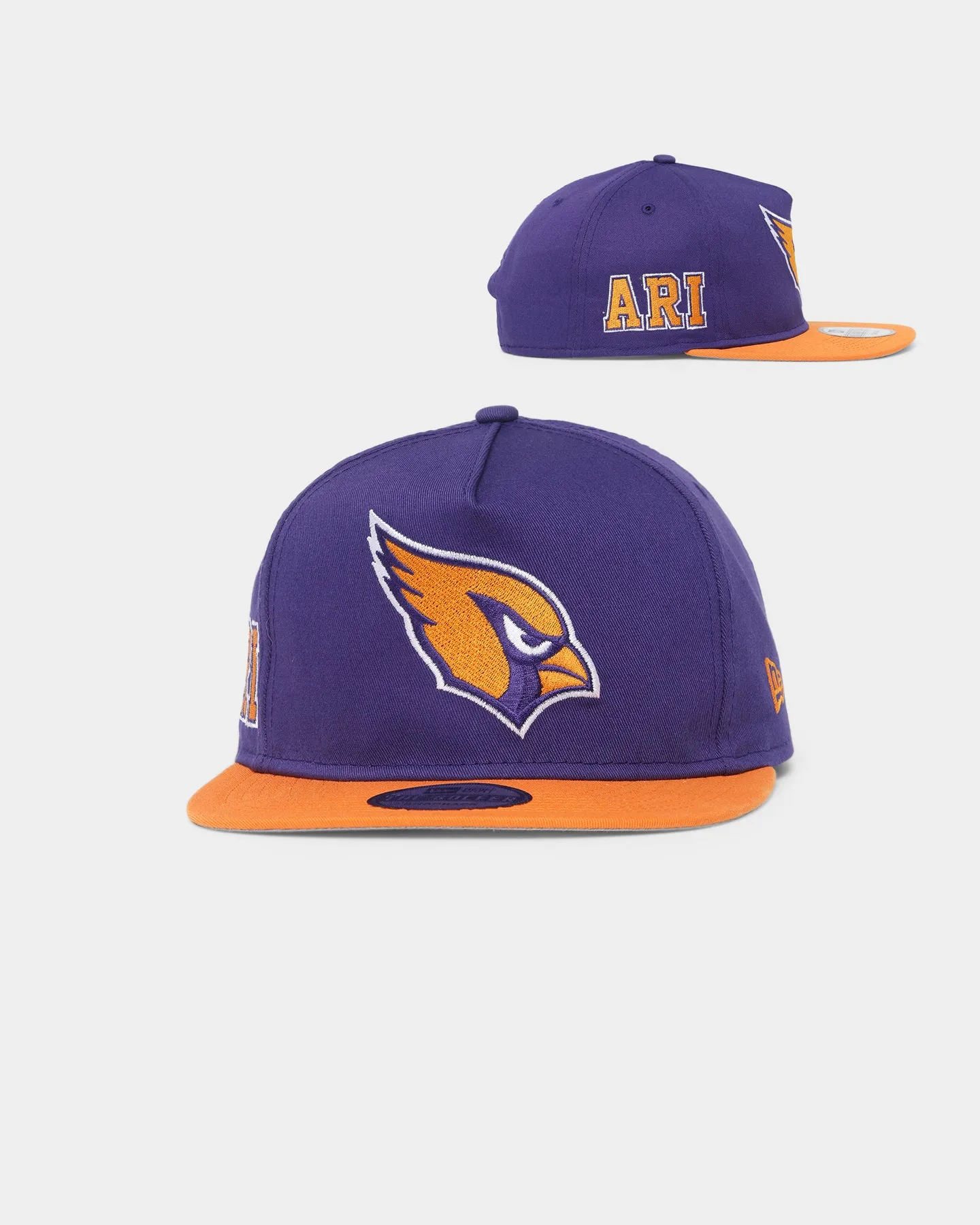 New Era Arizona Cardinals "Purple Valley" Old Golfer Snapback Purple/Orange sold by Culture Kings