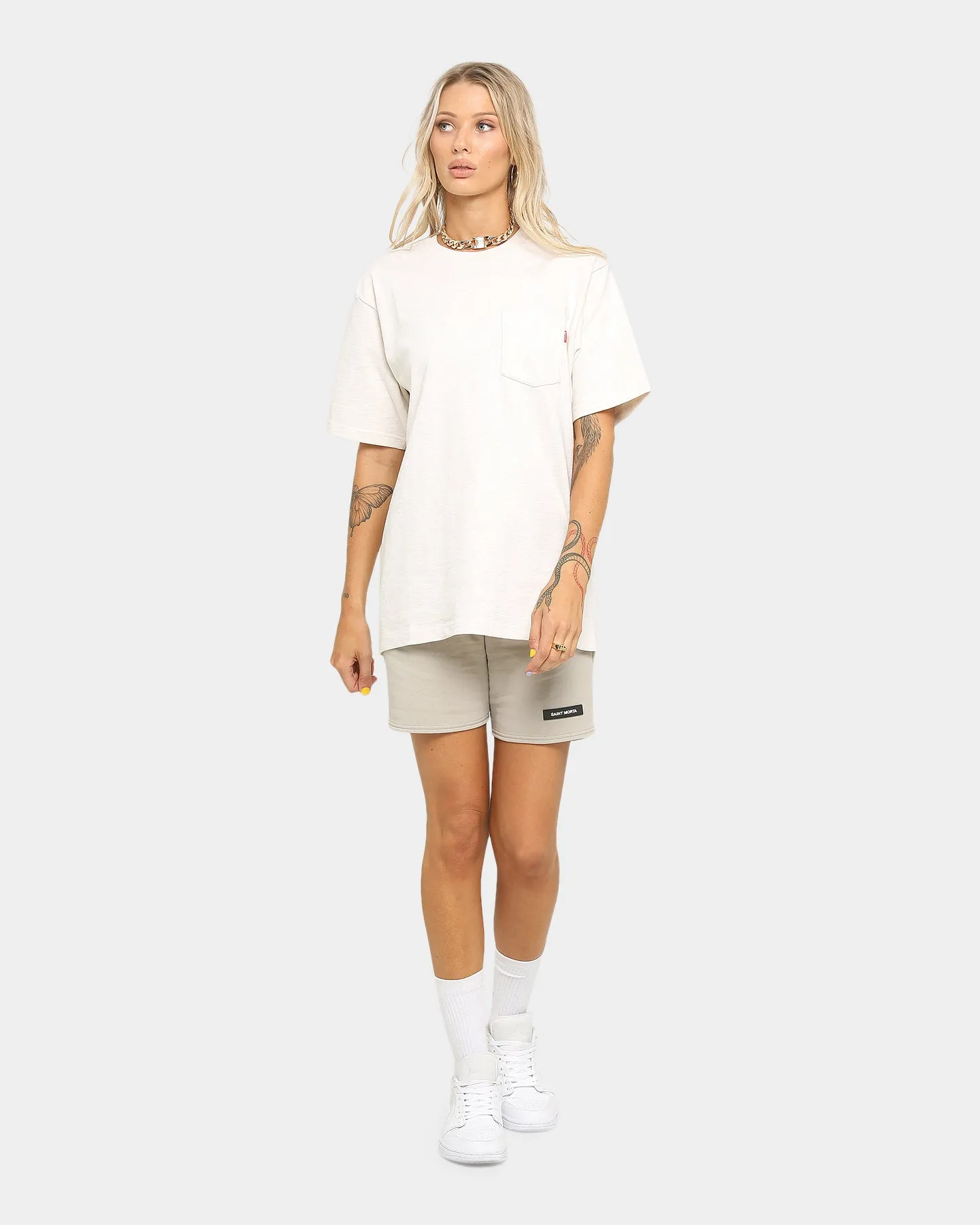 Supreme Short Sleeve Pocket T-Shirt Heather Natural sold by Culture Kings product image thumbnail 2