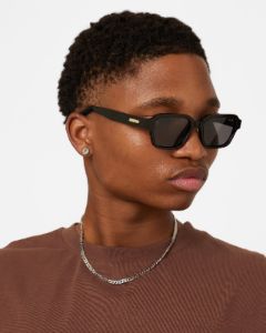 Nuqe Oscar Sunglasses Black/Gold sold by Culture Kings