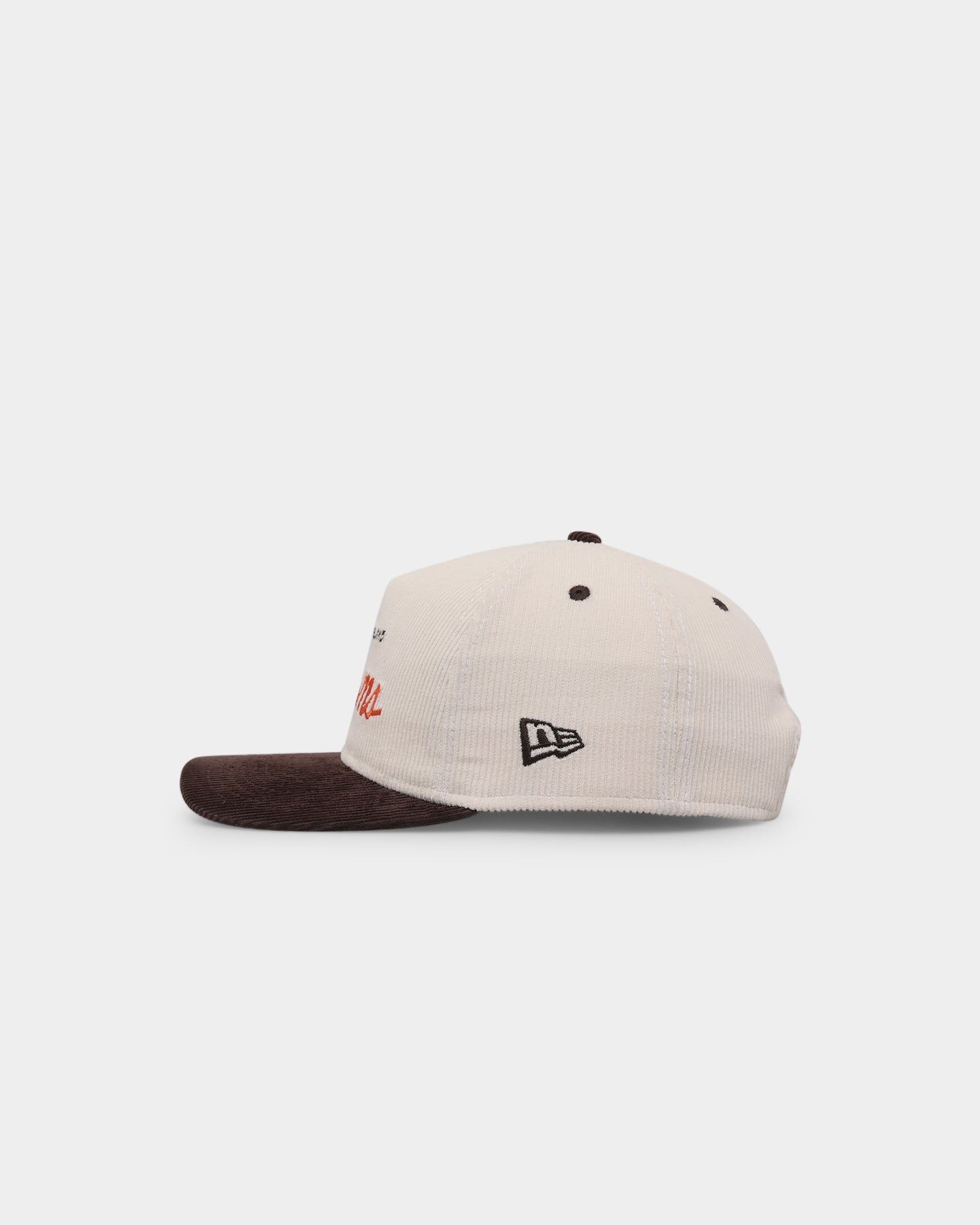 New Era Cleveland Browns 'Chrome Corduroy Throwback Script' Golfer Snapback Chrome White sold by Culture Kings product image thumbnail 4
