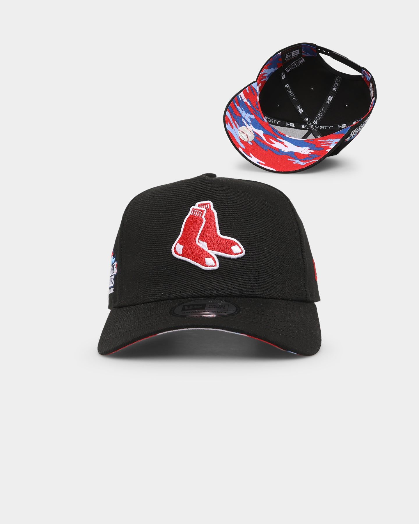 New Era Boston Red Sox 'Camo Underbrim' 9FORTY K-Frame Snapback Black sold by Culture Kings