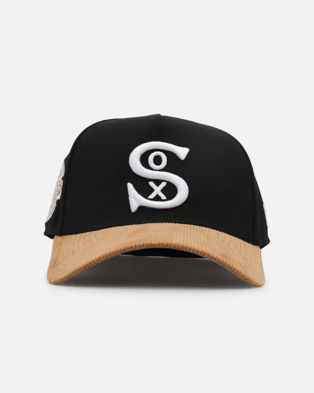 New Era Chicago White Sox 'Black Wheat' 39THIRTY A-Frame Stretch Fit Black/Wheat sold by Culture Kings