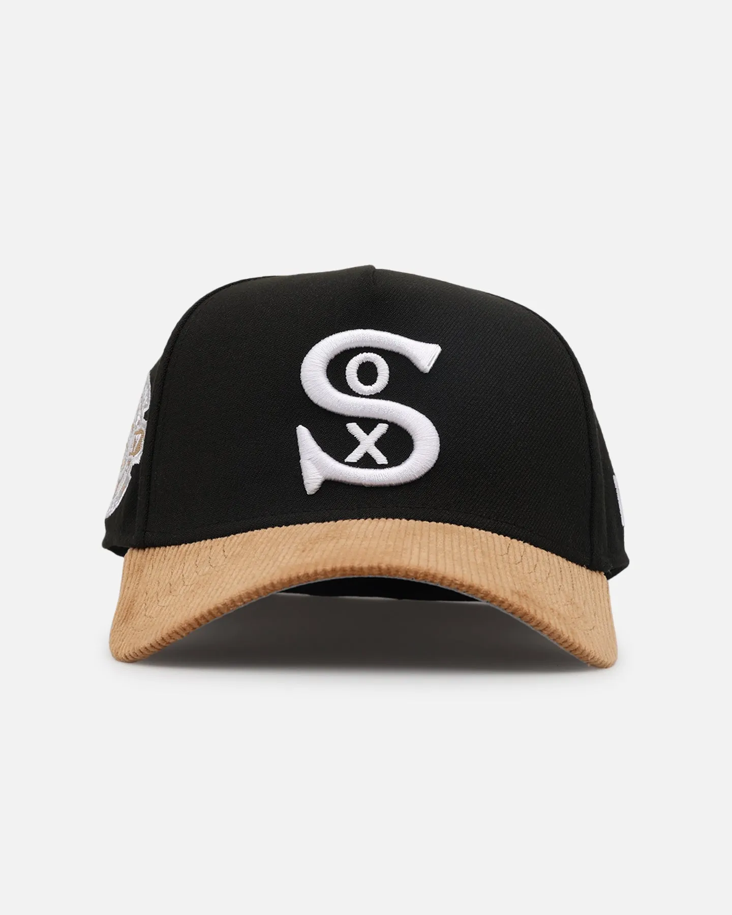 New Era Chicago White Sox 'Black Wheat' 39THIRTY A-Frame Stretch Fit Black/Wheat sold by Culture Kings