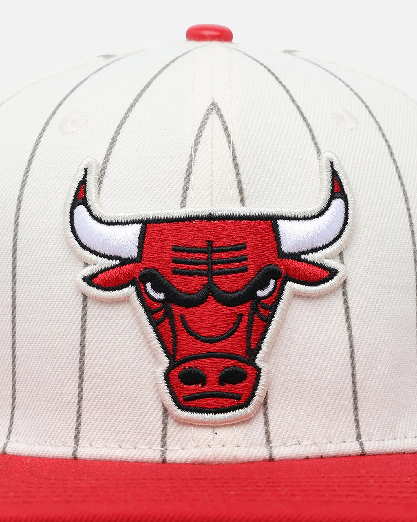 Pro Standard Chicago Bulls Pinstripe Wool Snapback Eggshell/Yellow sold by Culture Kings product image thumbnail 5