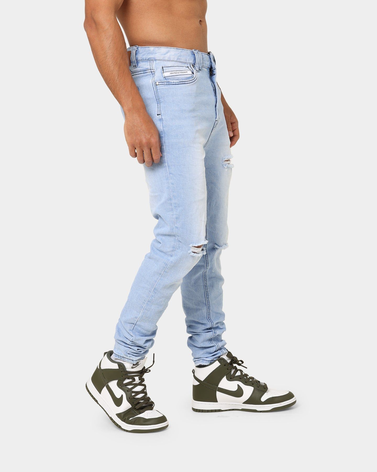 Nena and Pasadena Flynn Skinny Fit Jeans Destroyed Alaska sold by Culture Kings product image thumbnail 5