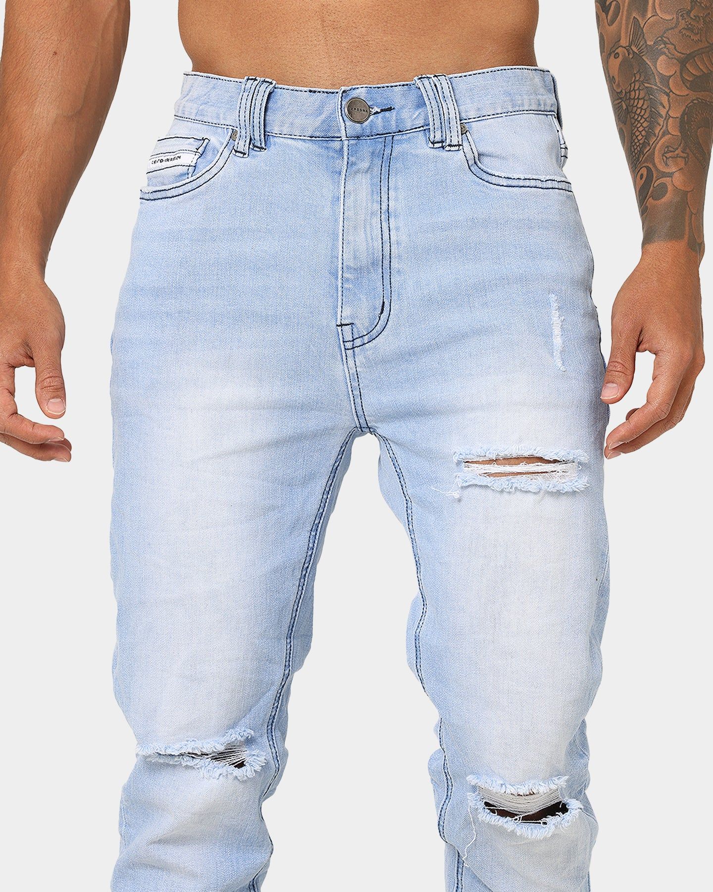 Nena and Pasadena Flynn Skinny Fit Jeans Destroyed Alaska sold by Culture Kings product image thumbnail 3
