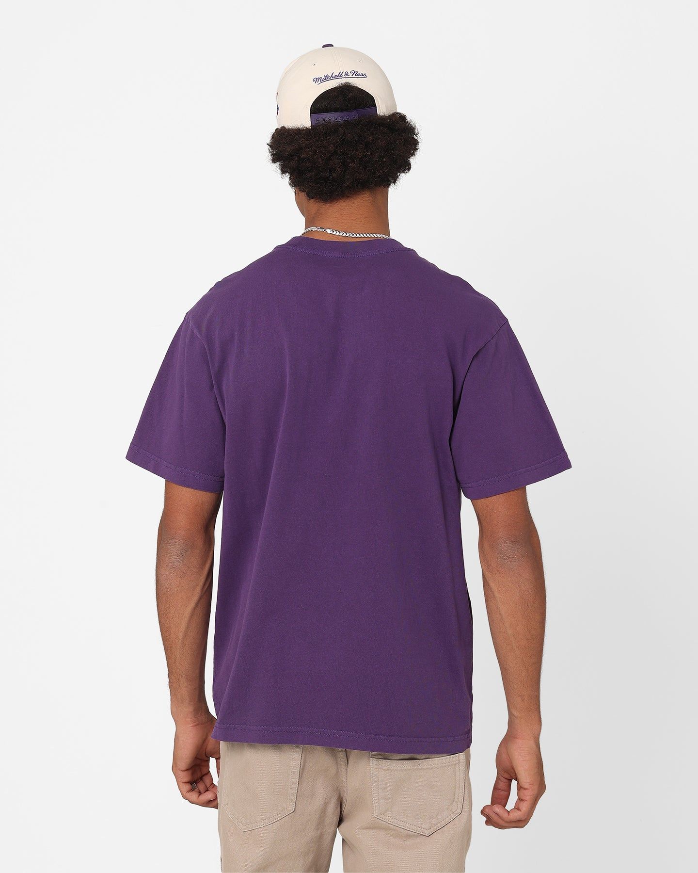 Mitchell & Ness Los Angeles Lakers NBA Champs T-Shirt Dark Purple sold by Culture Kings product image thumbnail 4