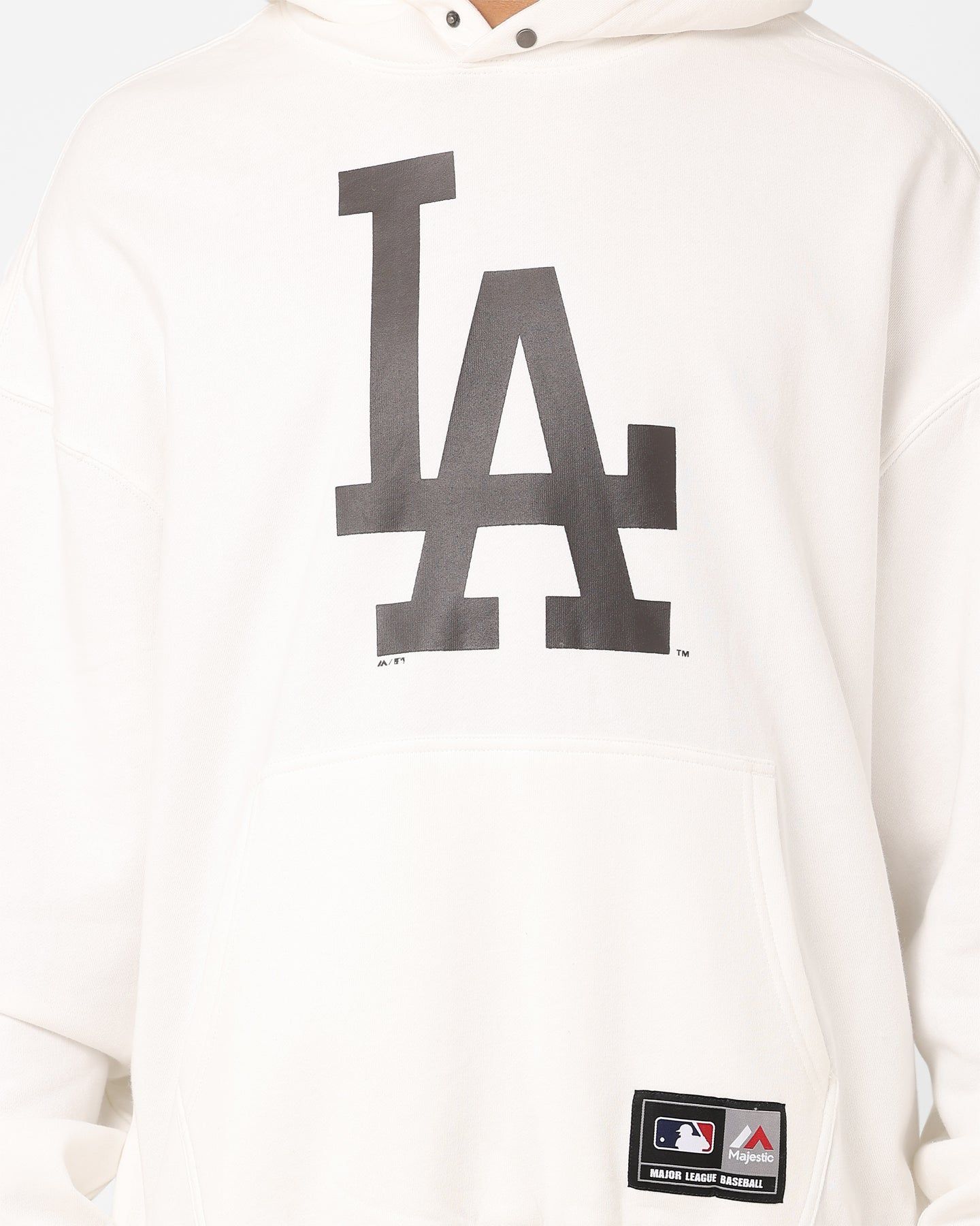 Majestic Athletic Los Angeles Dodgers Core Nick Hoodie Vintage White sold by Culture Kings product image thumbnail 3